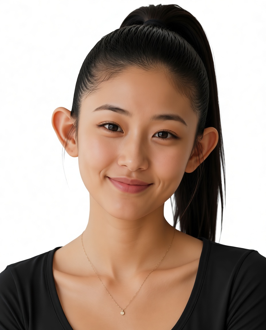 Young Asian Woman Bust free 3D printable STL
