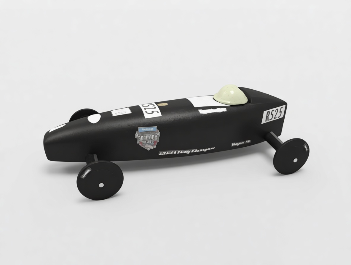 Soapbox Derby Car Model free 3D printable STL