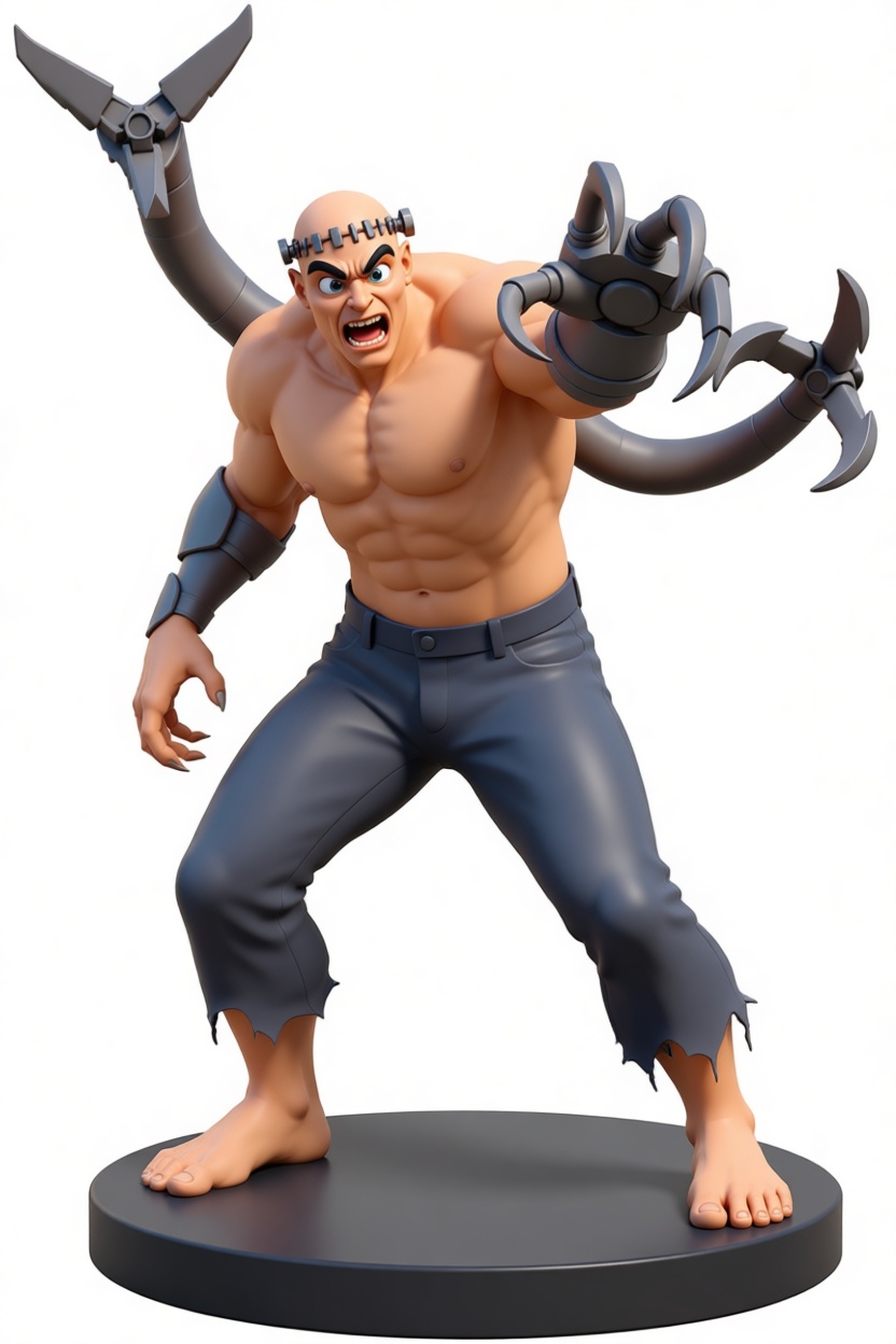 Doctor Octopus Figurine free 3D printable STL