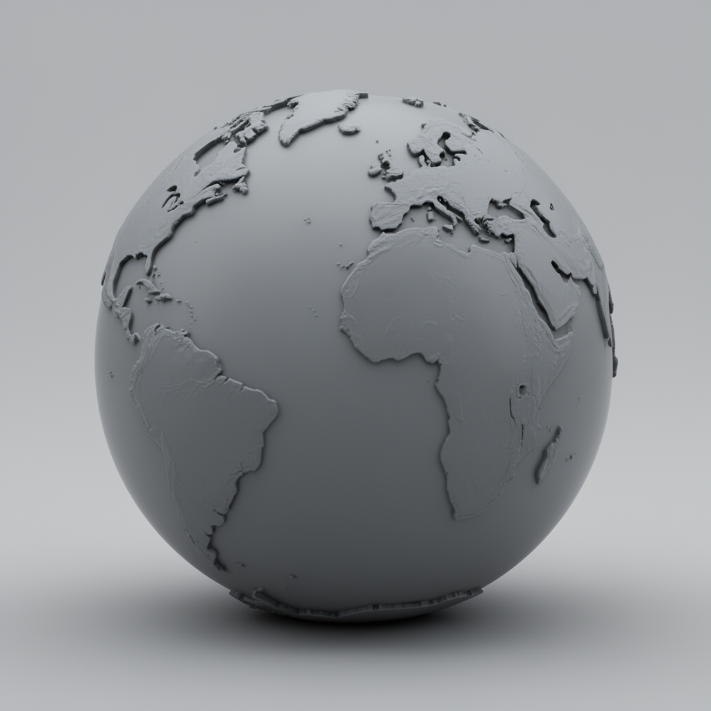 Earth Globe Figurine free 3D printable STL