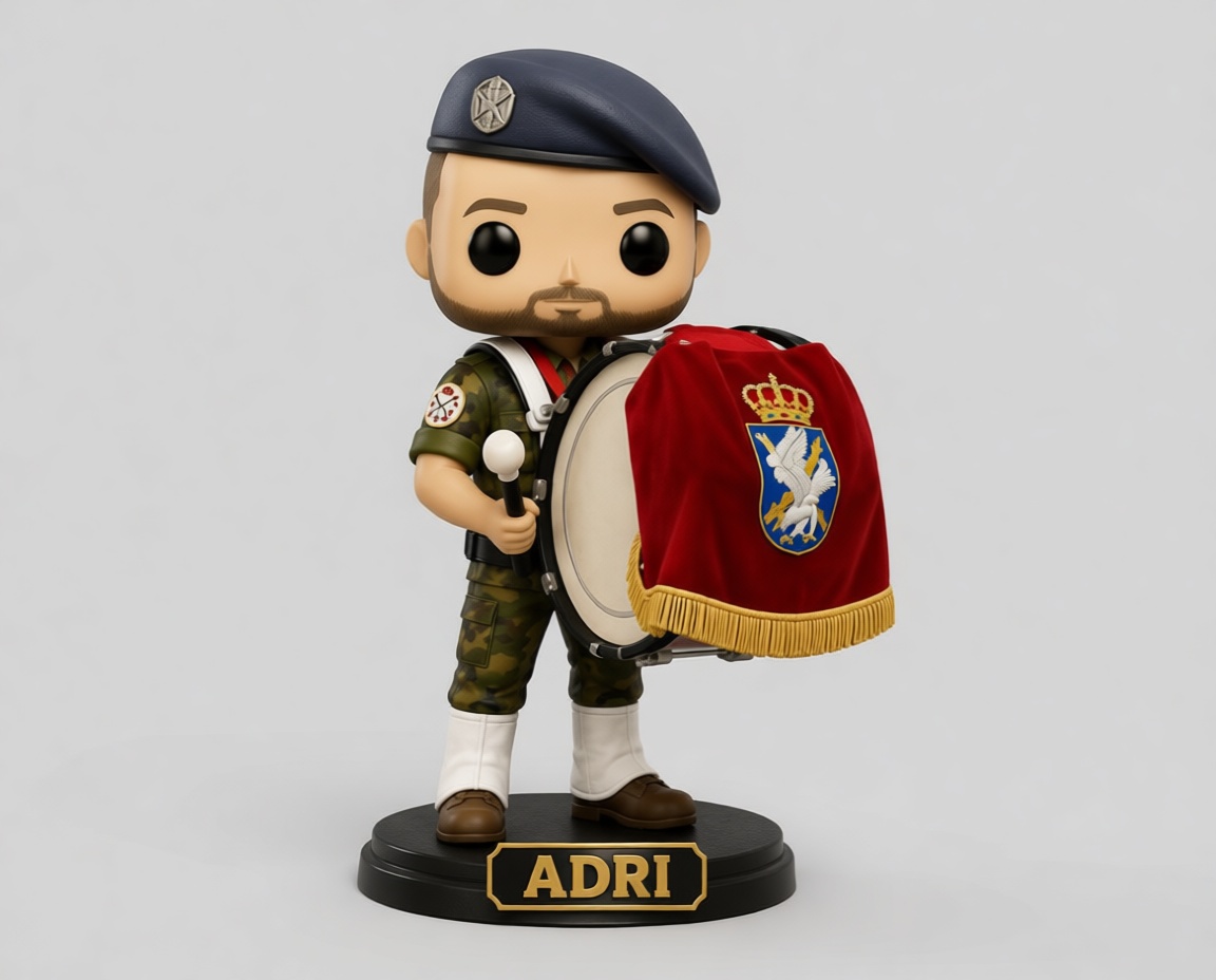 Military Drummer Figurine free 3D printable STL