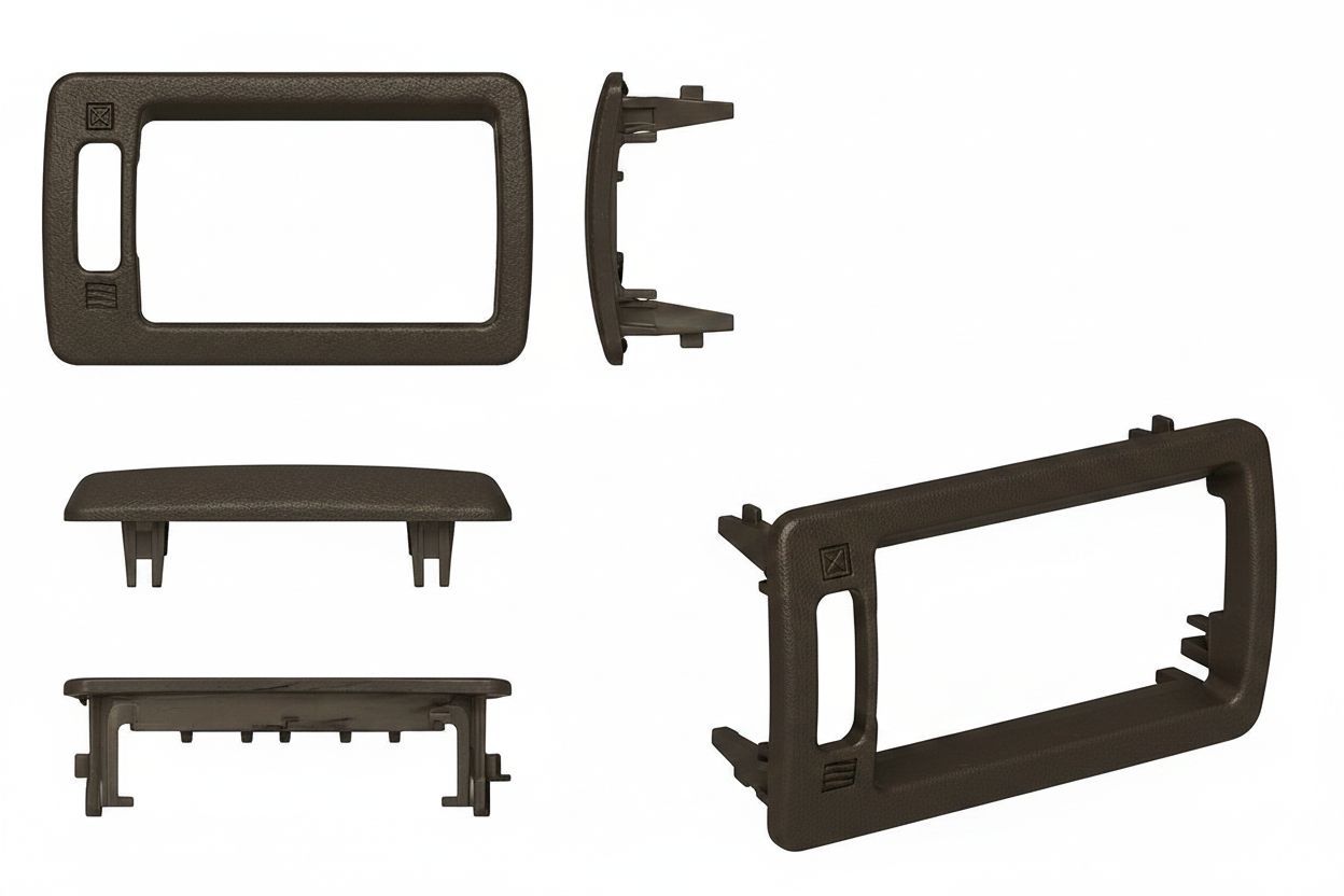 Car Radio Bezel Model free 3D printable STL