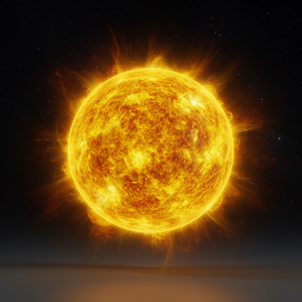 Yellow Dwarf Star Model free 3D printable STL