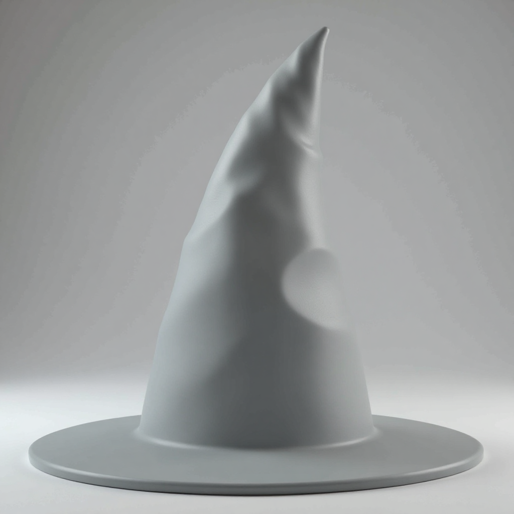 Witch Hat Lid free 3D printable STL