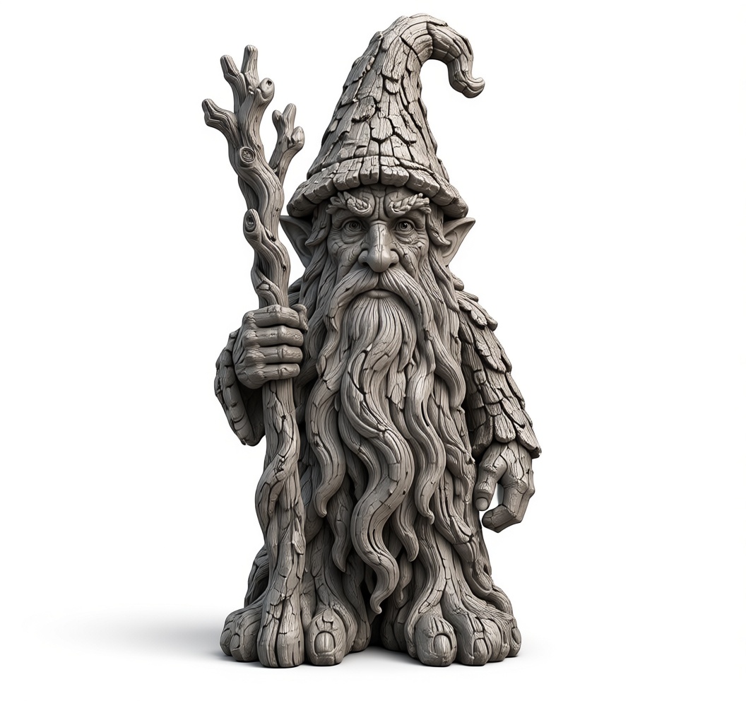Woodland Gnome Figurine free 3D printable STL