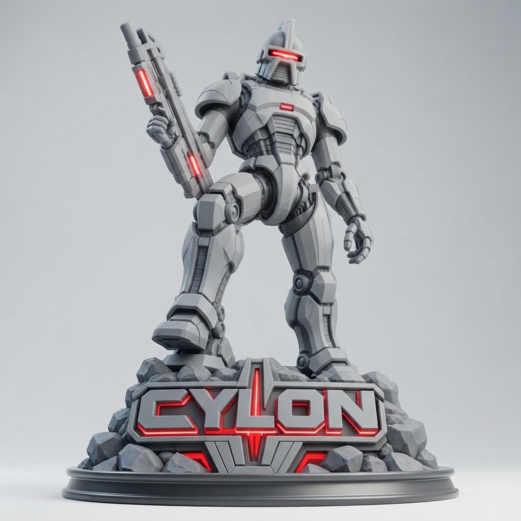 Cylon Centurion Statue free 3D printable STL