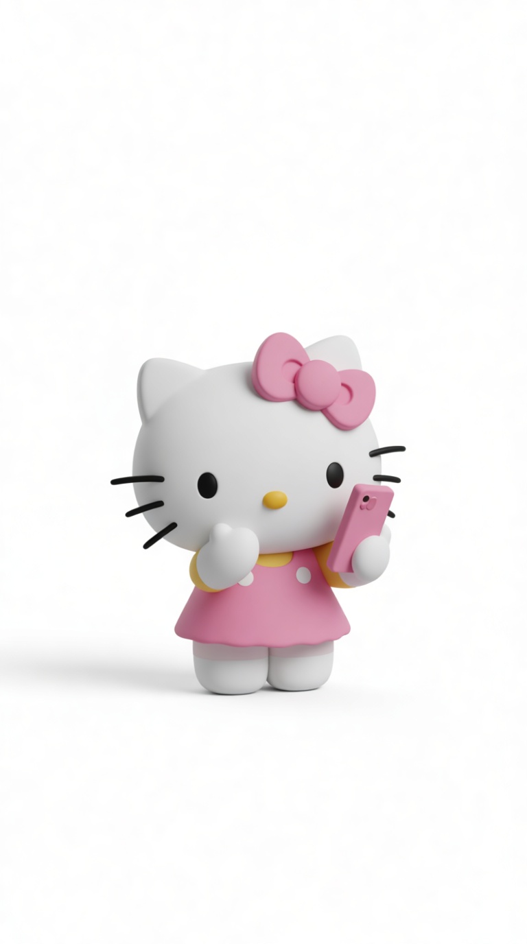 Hello Kitty Figurine free 3D printable STL