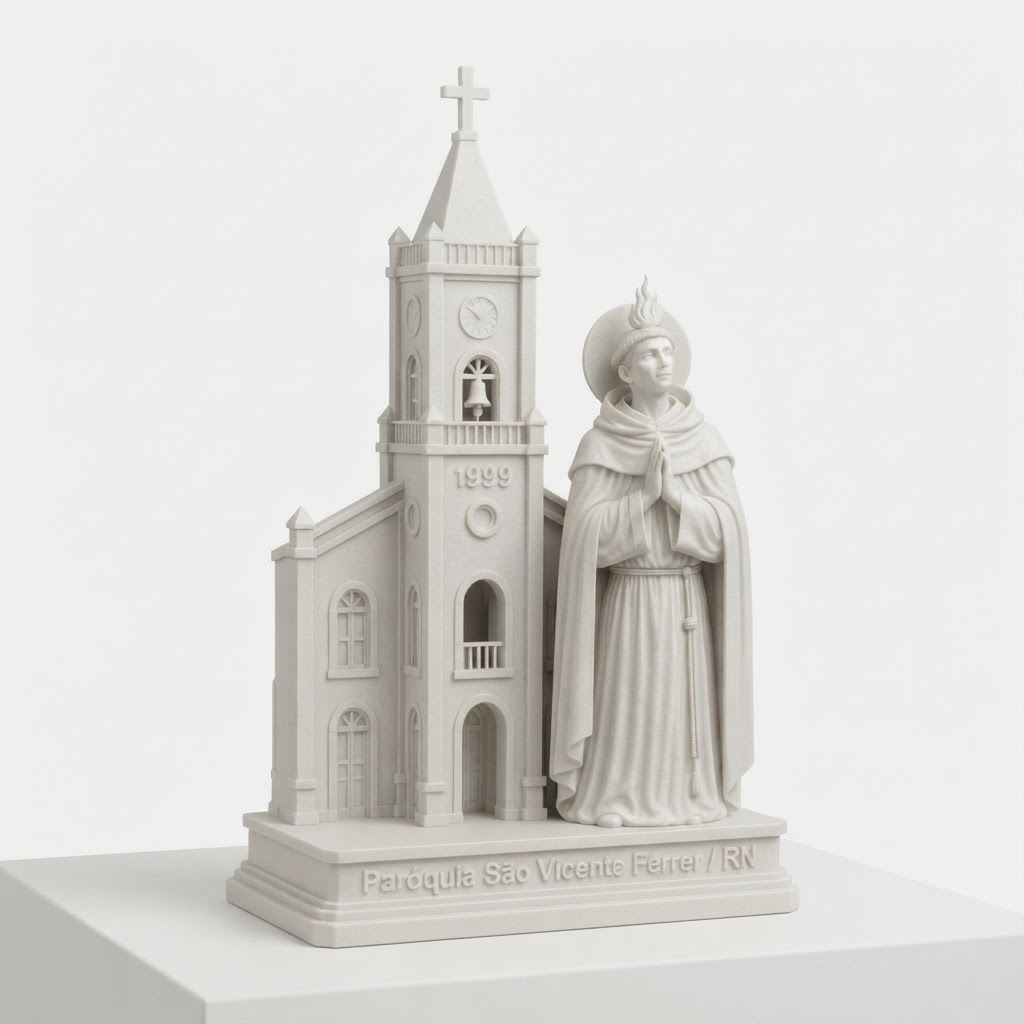 São Vicente Ferrer Statue free 3D printable STL