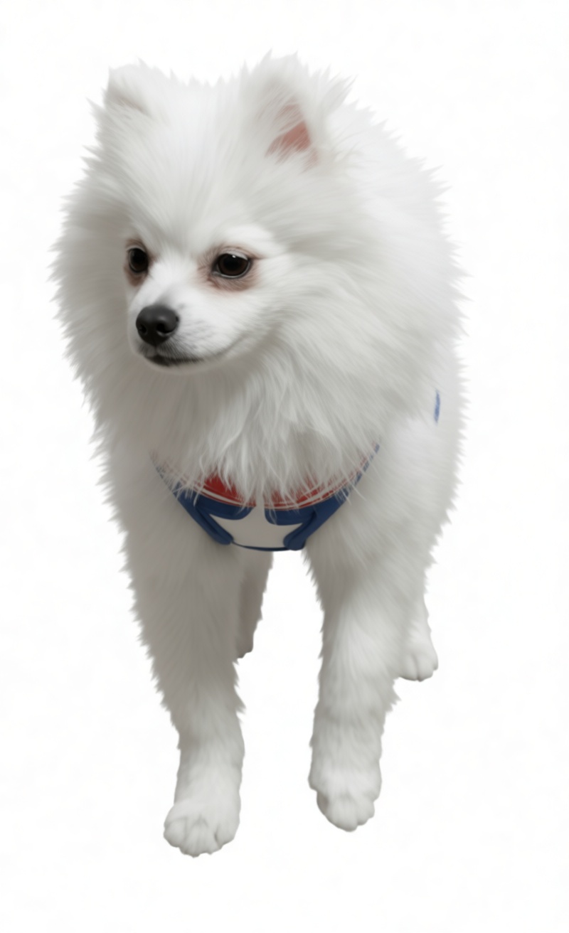 White Pomeranian Figurine free 3D printable STL