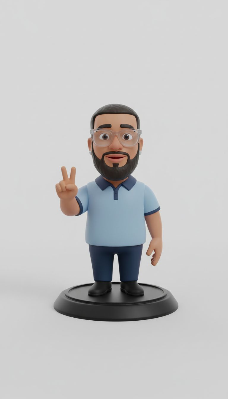 Bearded Man Figurine free 3D printable STL