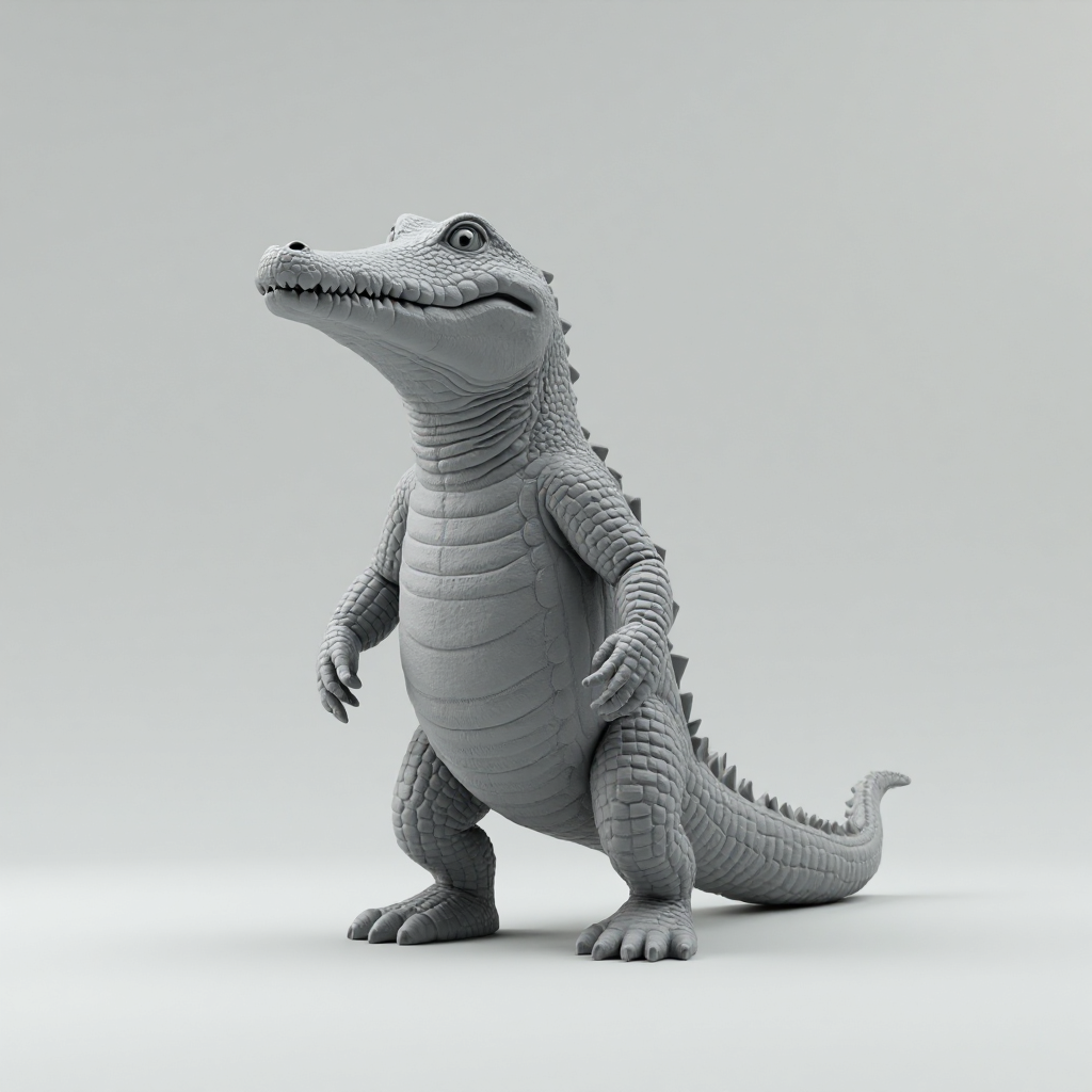 Crocodile Figurine free 3D printable STL