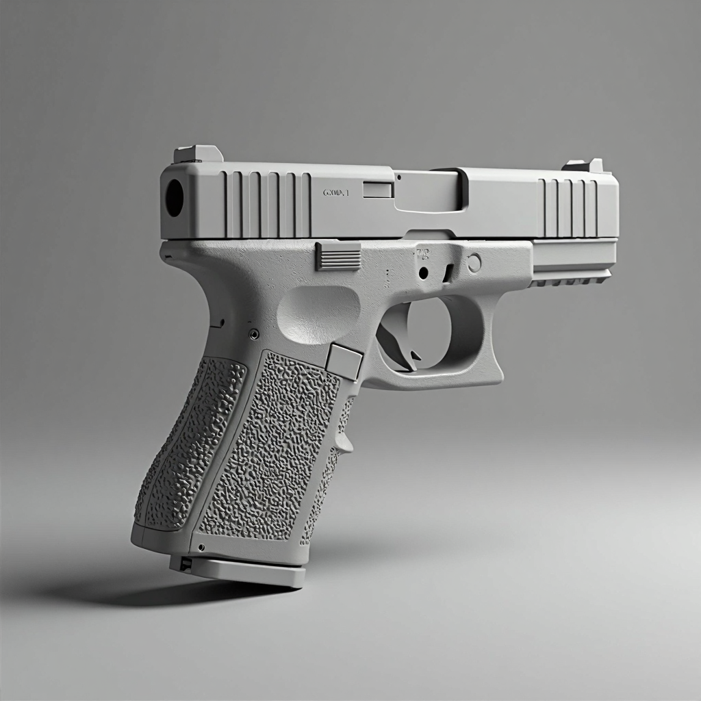 Glock 19 Pistol Frame free 3D printable STL