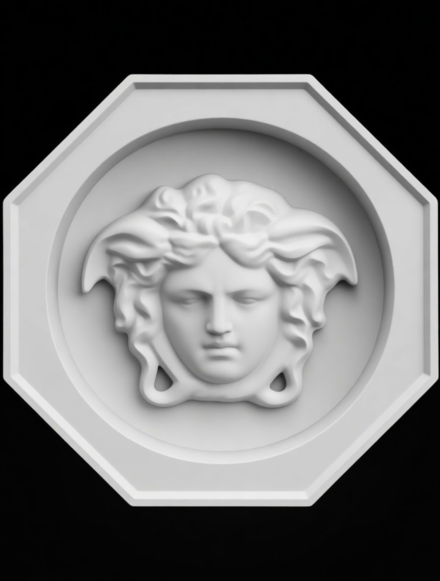 Medusa Relief Sculpture free 3D printable STL