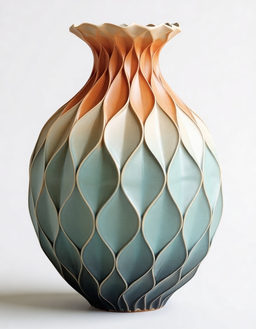 Gradient Pattern Vase free 3D printable STL