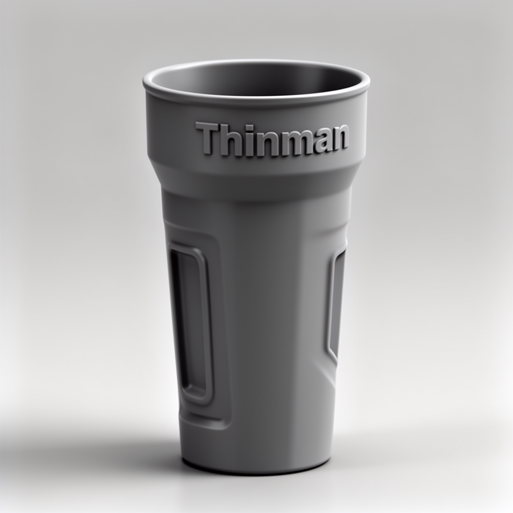 Thinman Sports Drinking Cup free 3D printable STL
