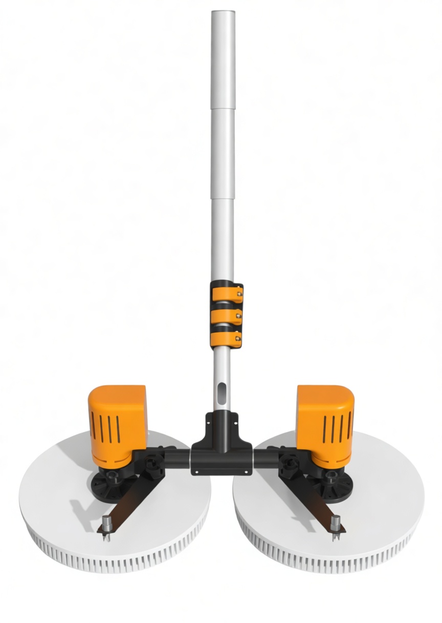 Dual Disc Floor Scrubber free 3D printable STL