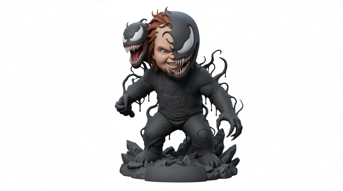 Chucky Venom Hybrid Figurine free 3D printable STL