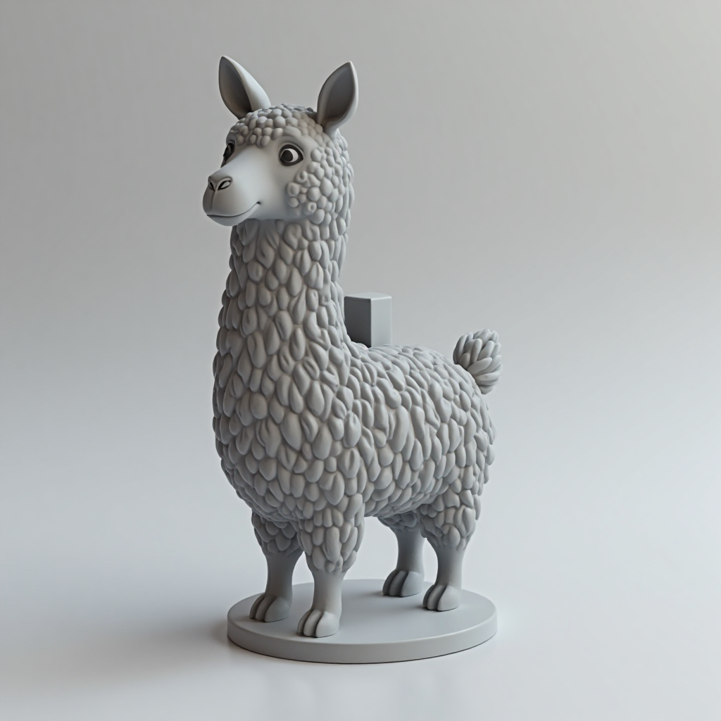 Little Llama Card Holder free 3D printable STL