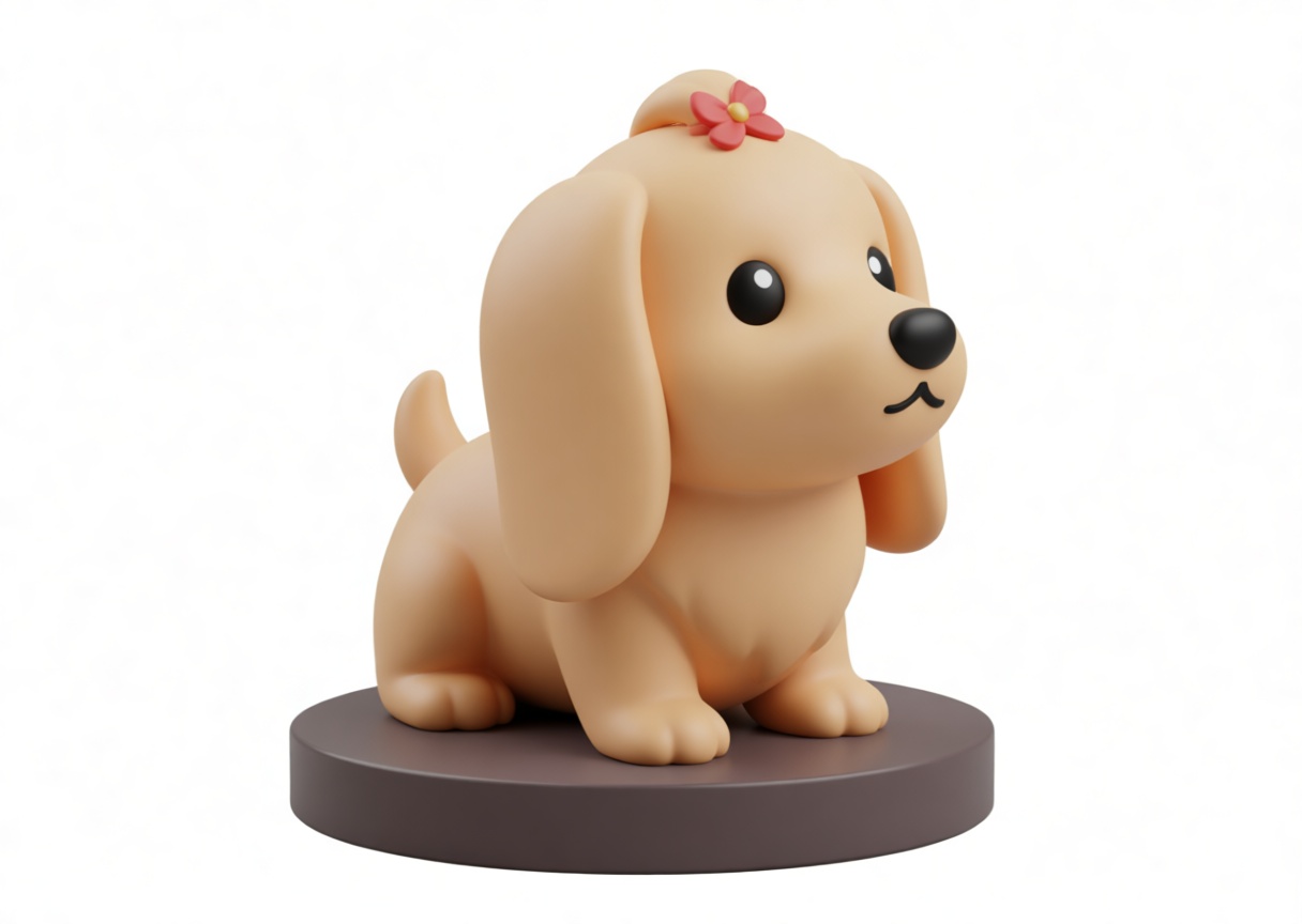Dachshund Dog Figurine free 3D printable STL