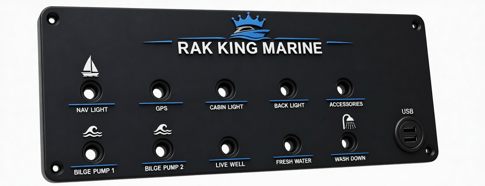 Marine Switch Panel free 3D printable STL