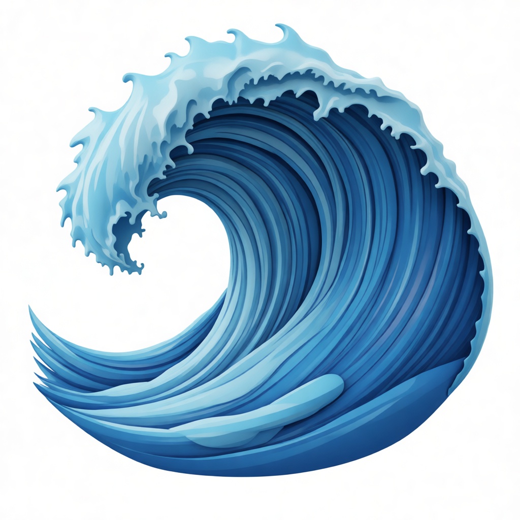 Ocean Wave Sculpture free 3D printable STL