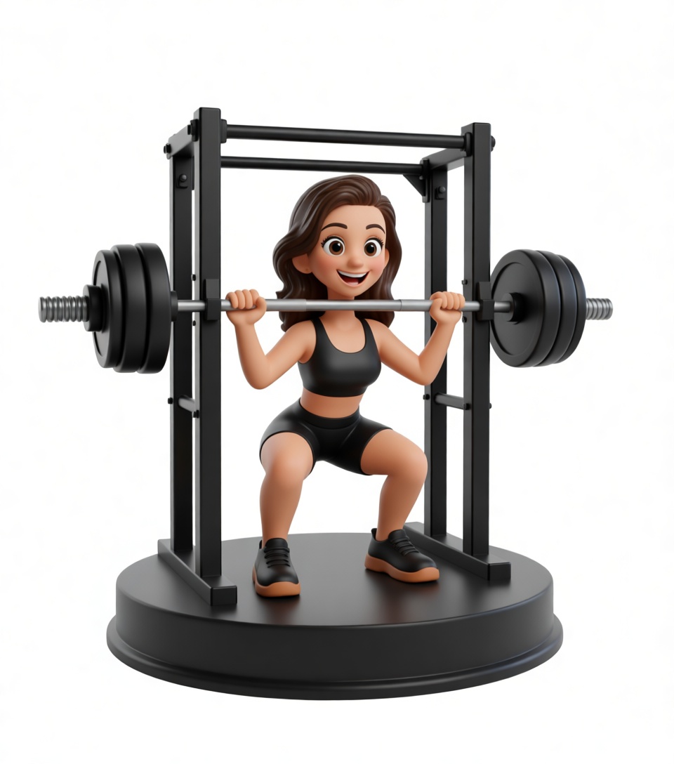 Weightlifting Woman Figurine free 3D printable STL