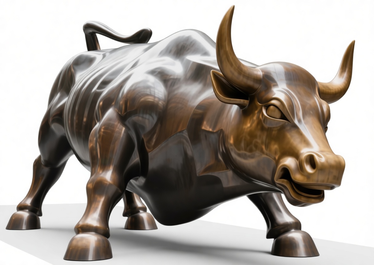 Wall Street Charging Bull Figurine free 3D printable STL