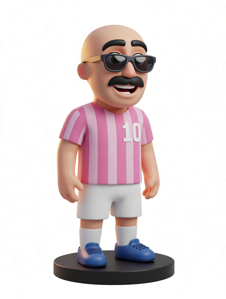 Soccer Fan Figurine free 3D printable STL