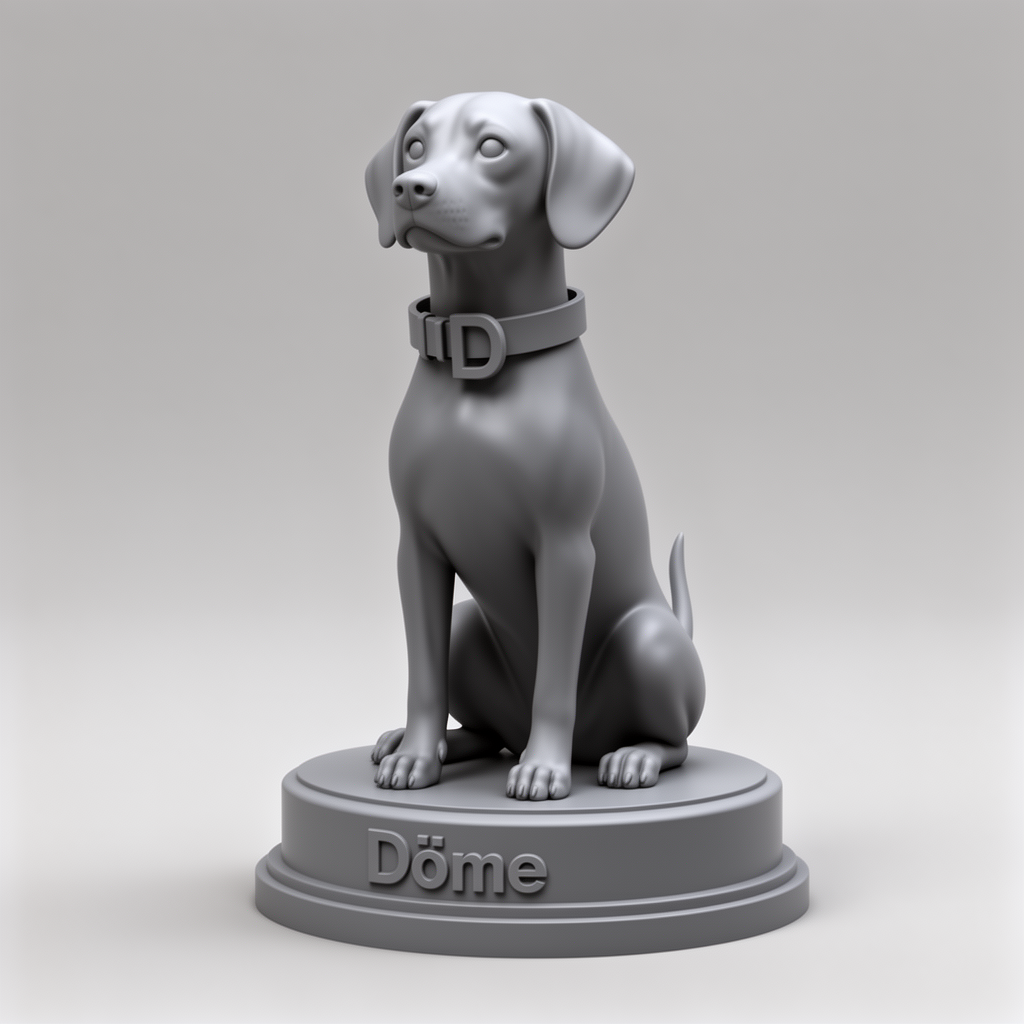Vizsla Dog Figurine free 3D printable STL