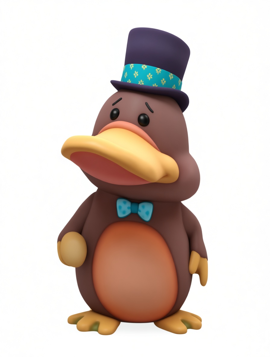 Dapper Duck Figurine free 3D printable STL