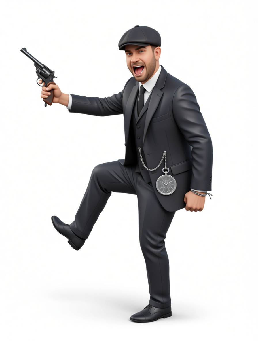 1920s Gangster Figurine free 3D printable STL