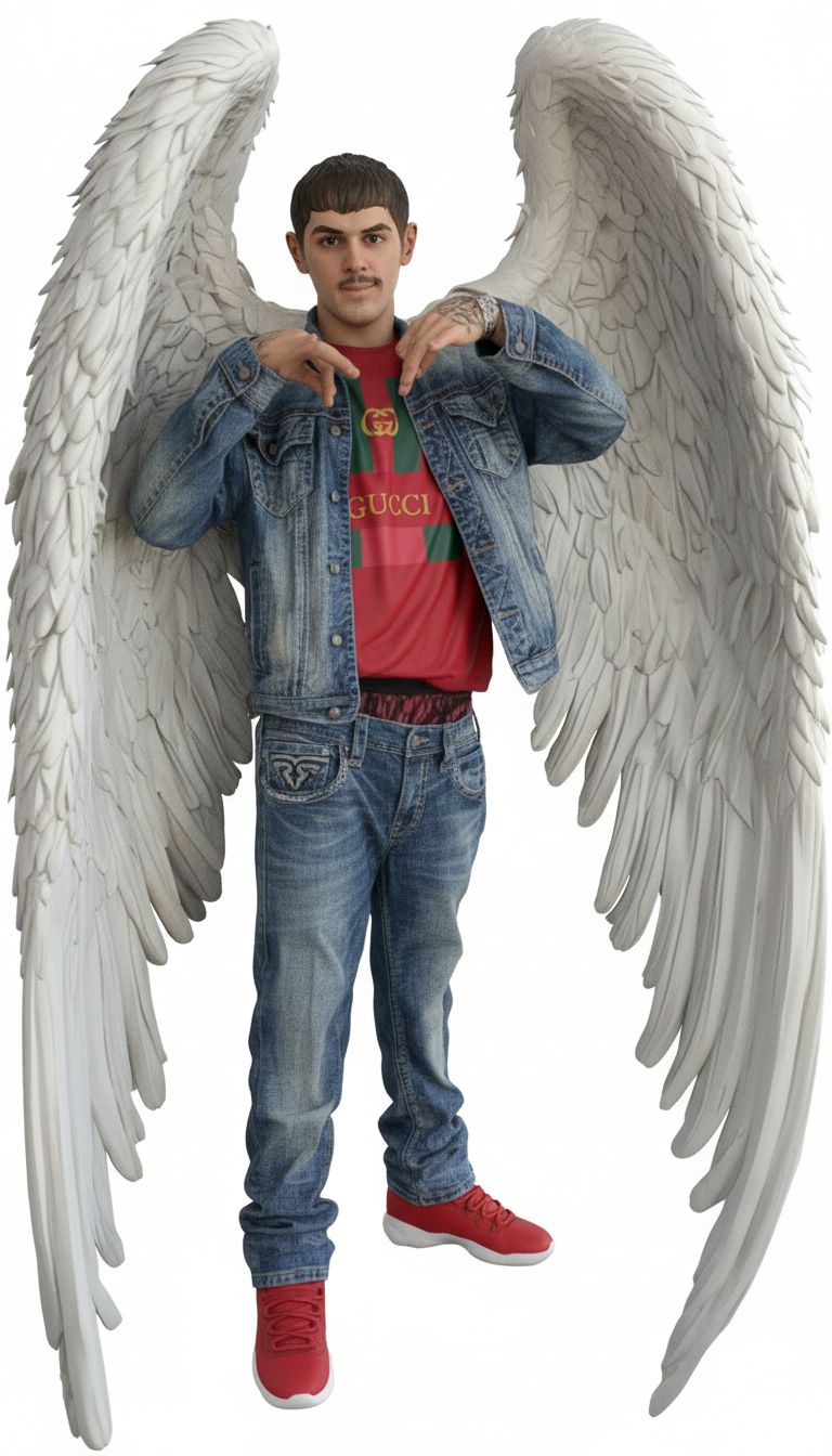 Angel Wings Figure free 3D printable STL