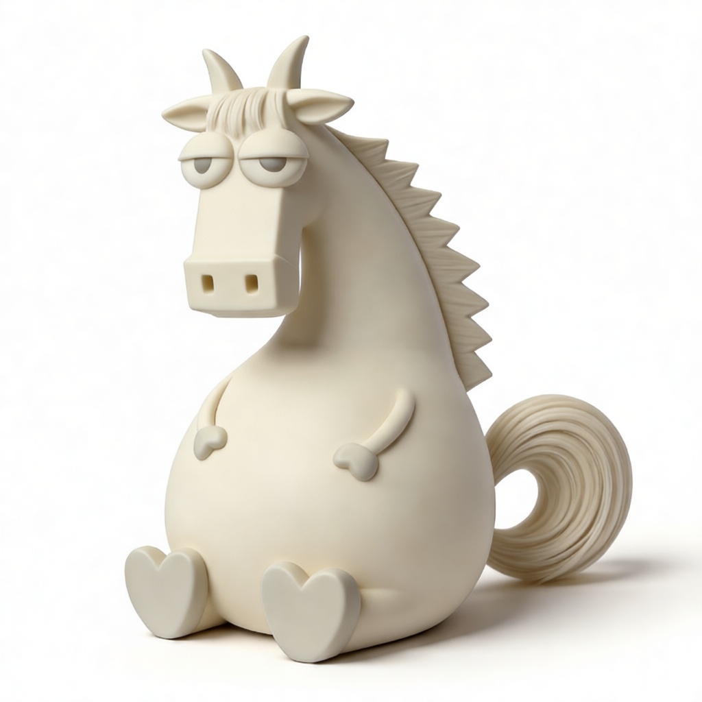 Sad Horse Figurine free 3D printable STL