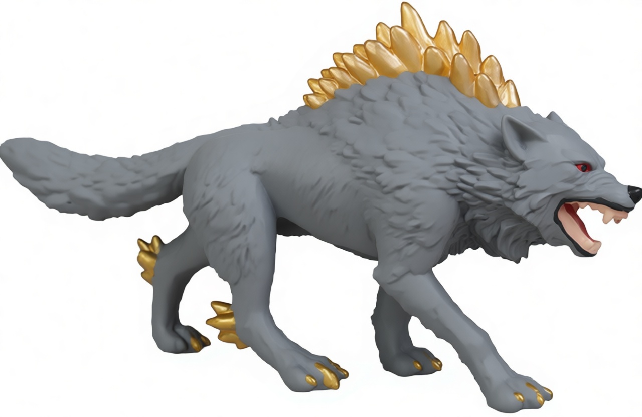 Fenrir Wolf Figurine free 3D printable STL