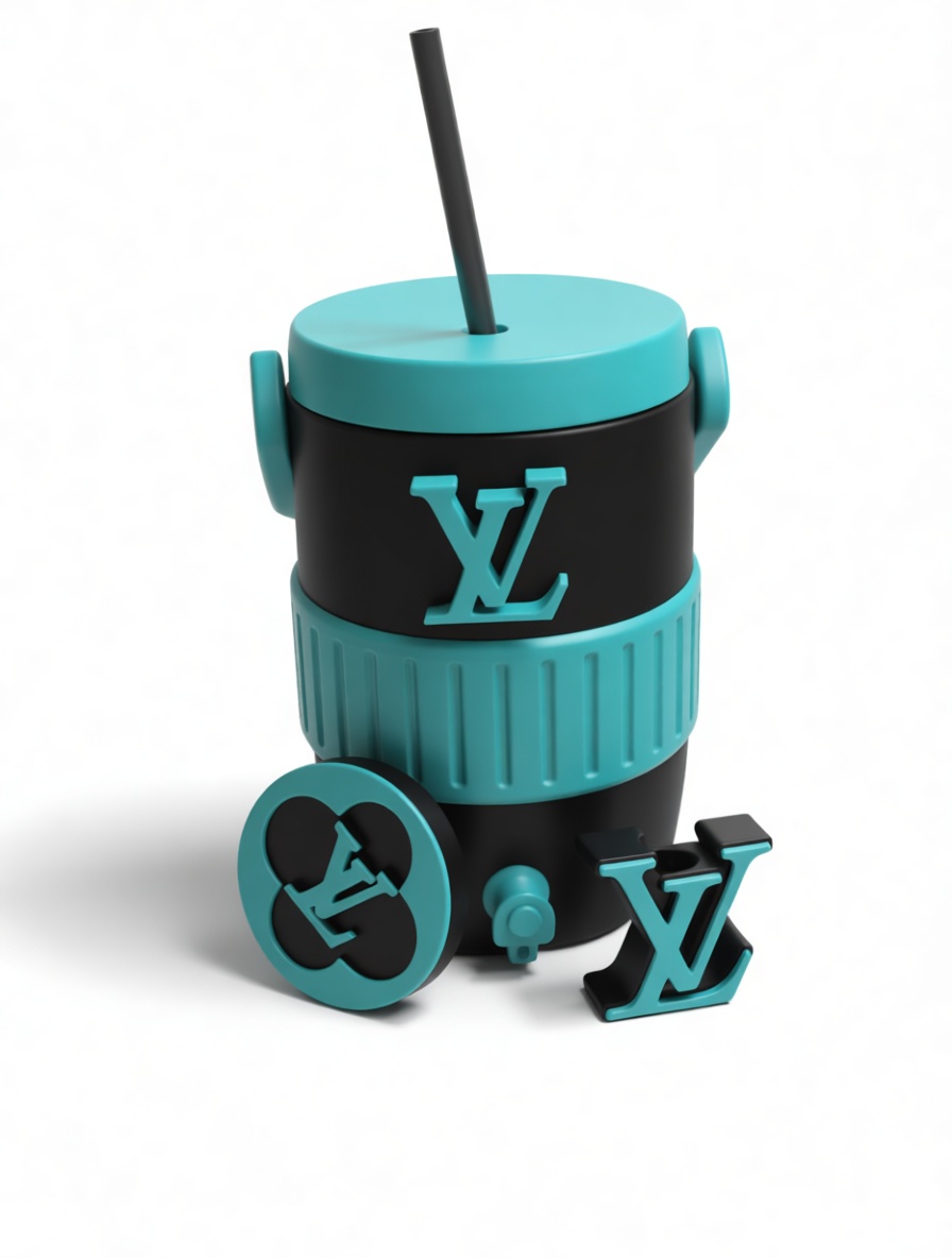 Louis Vuitton Water Cooler free 3D printable STL