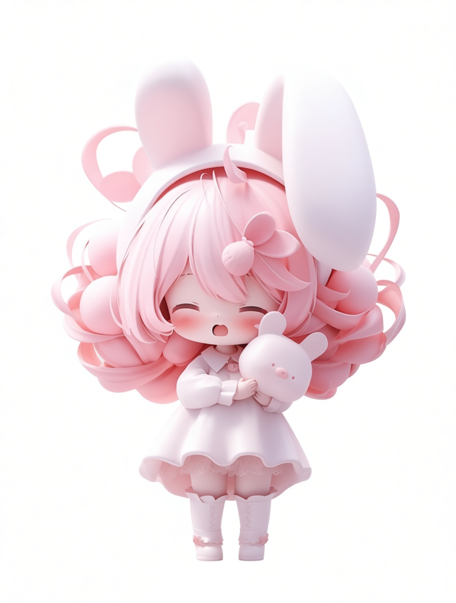 Chibi Girl Figurine free 3D printable STL
