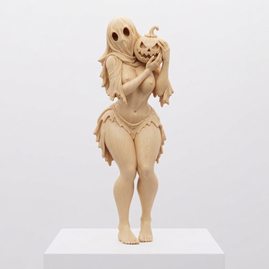 Ghost Girl Statue free 3D printable STL