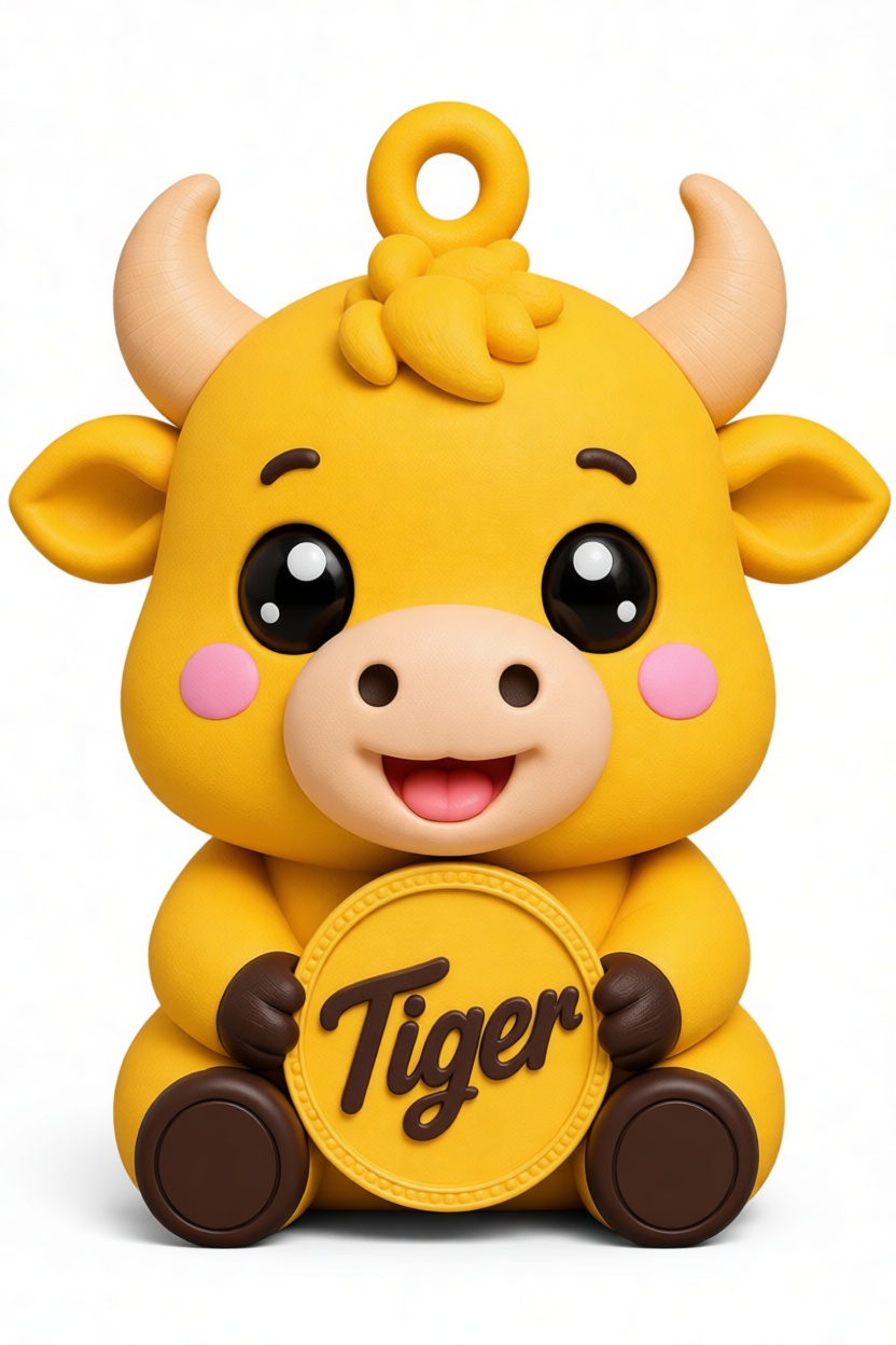 Cute Bull Figurine free 3D printable STL