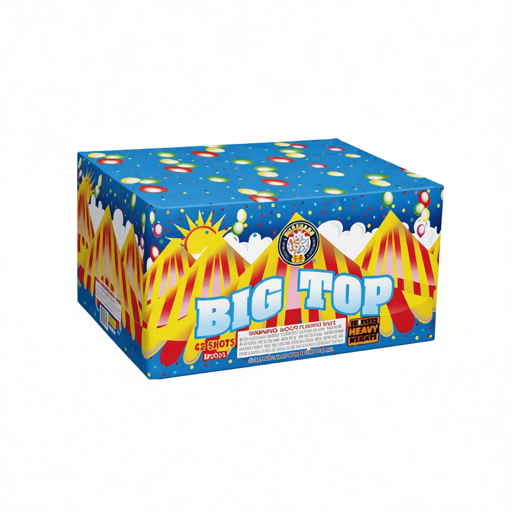 Big Top Fireworks Box free 3D printable STL