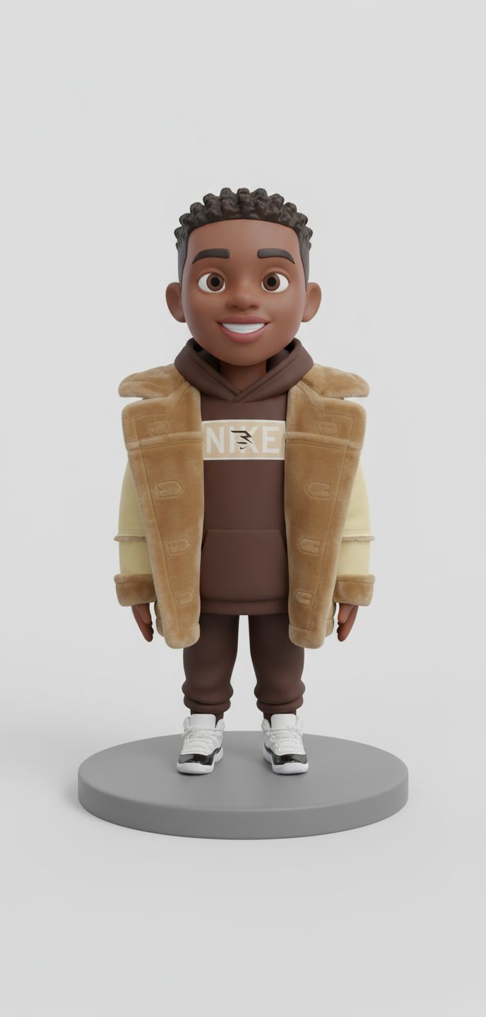 Stylish Cartoon Boy Figure free 3D printable STL