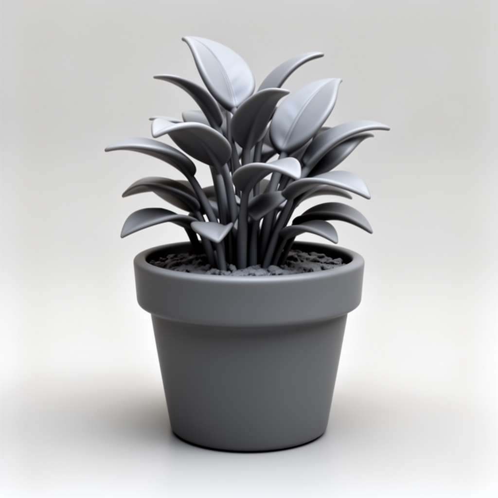 Potted Plant Model free 3D printable STL