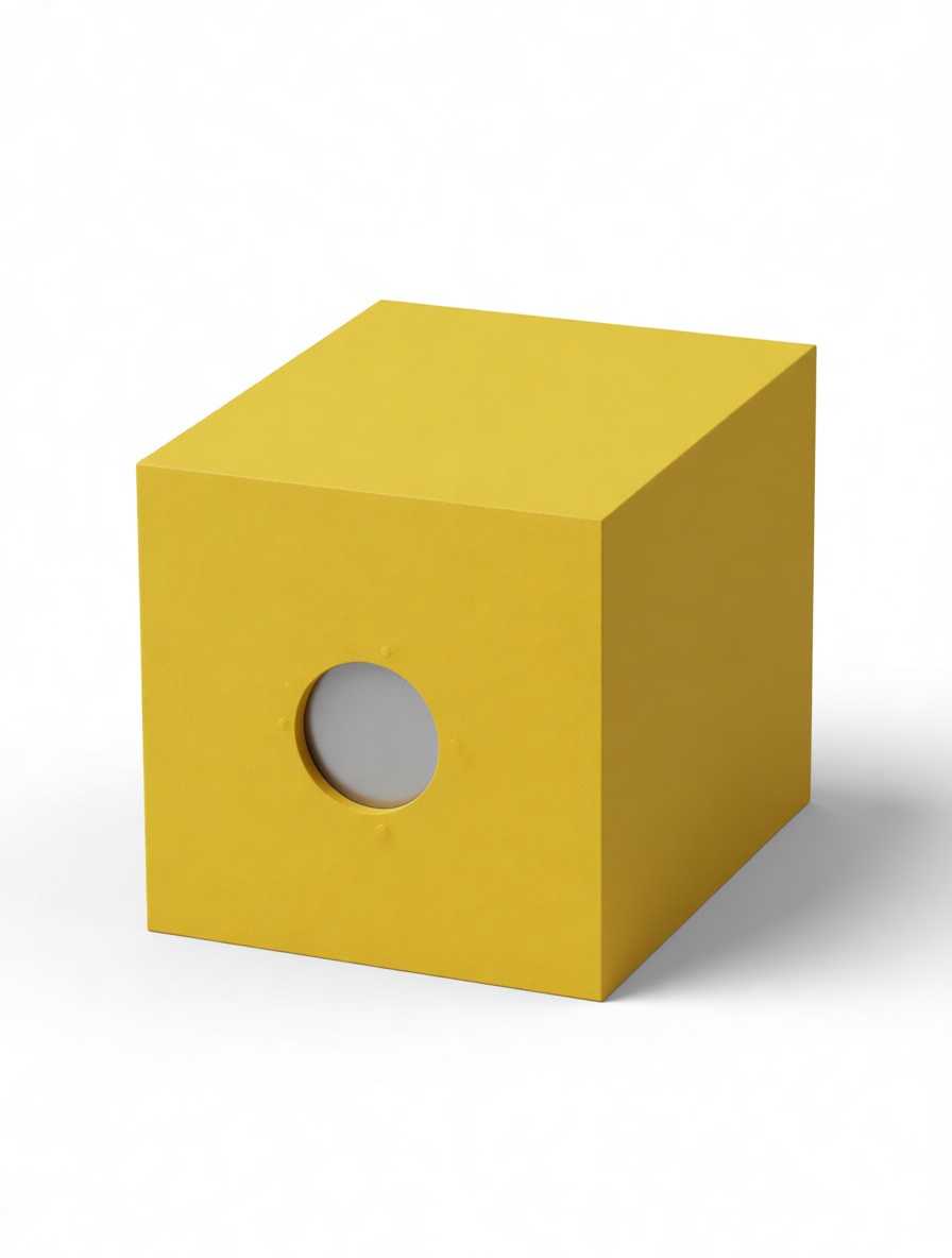Yellow Cube Speaker free 3D printable STL