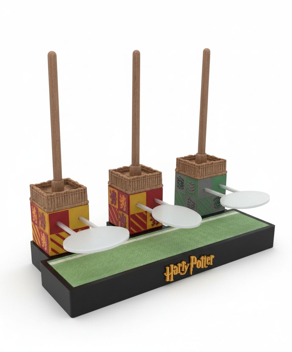 Harry Potter Quidditch Goalposts Model - Free 3D Printable STL File