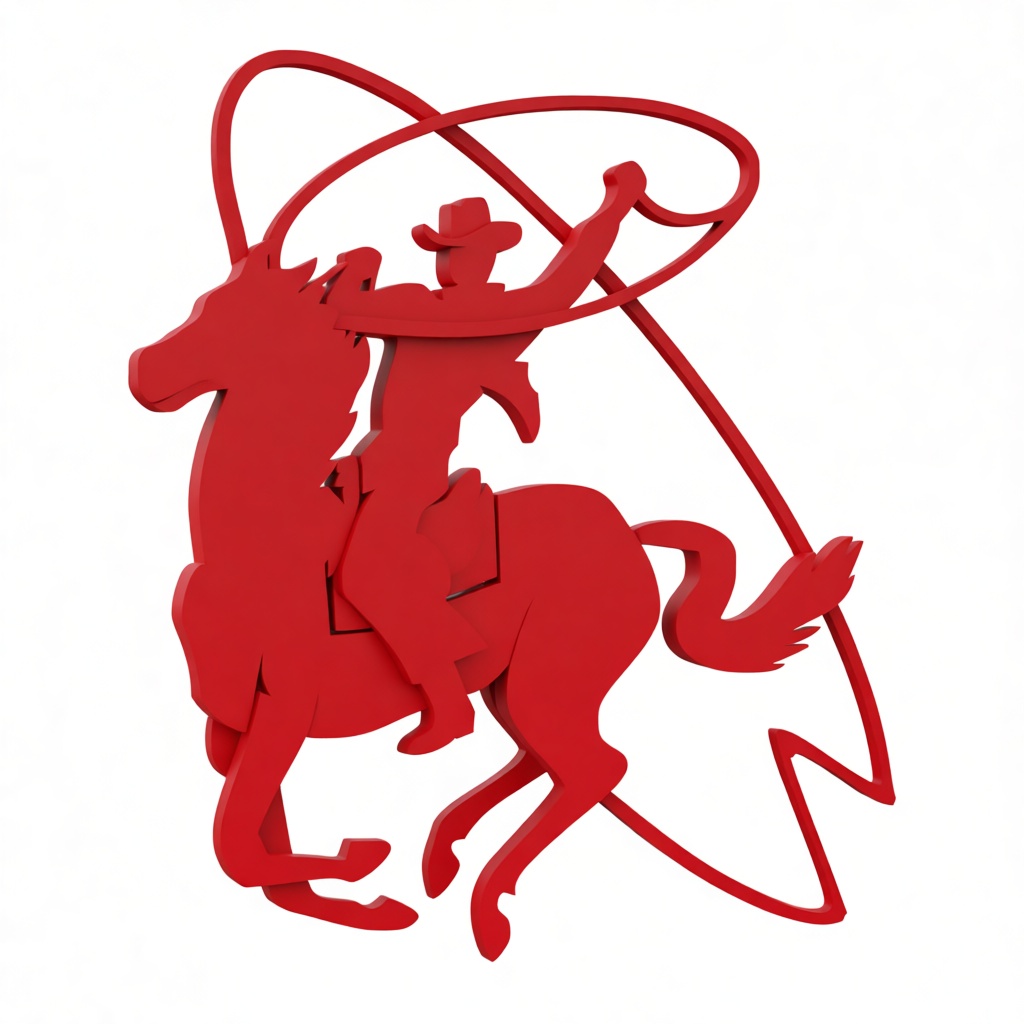 Cowboy Rider Figurine free 3D printable STL
