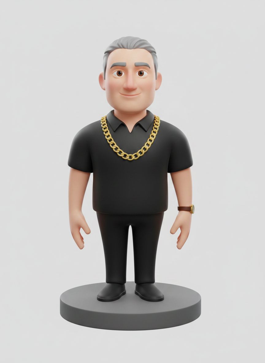 Stylized Man Figurine free 3D printable STL
