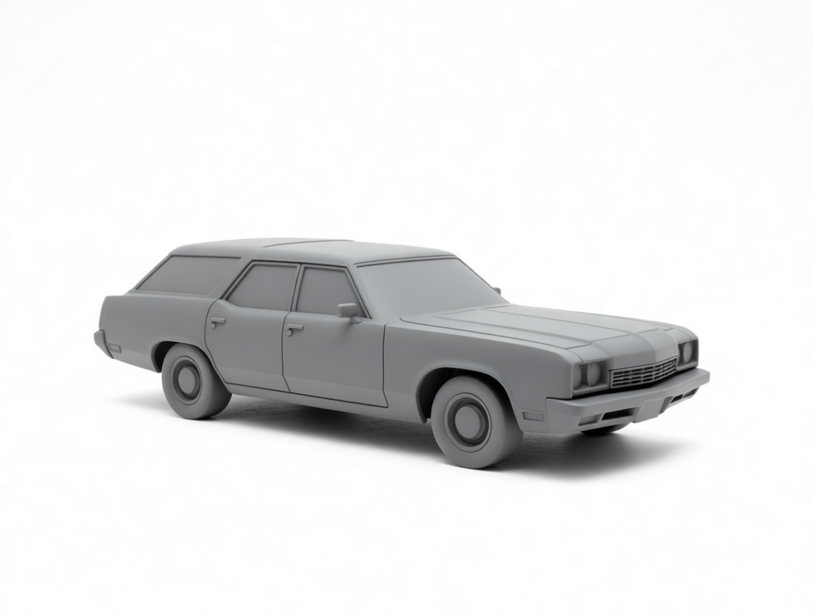 1970s Chevrolet Caprice Wagon Model free 3D printable STL