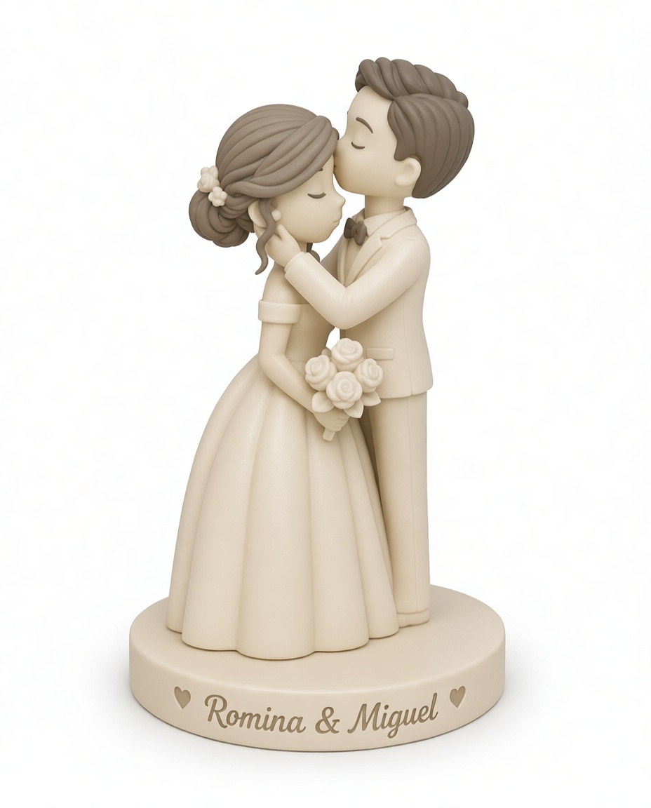 Wedding Couple Figurine free 3D printable STL