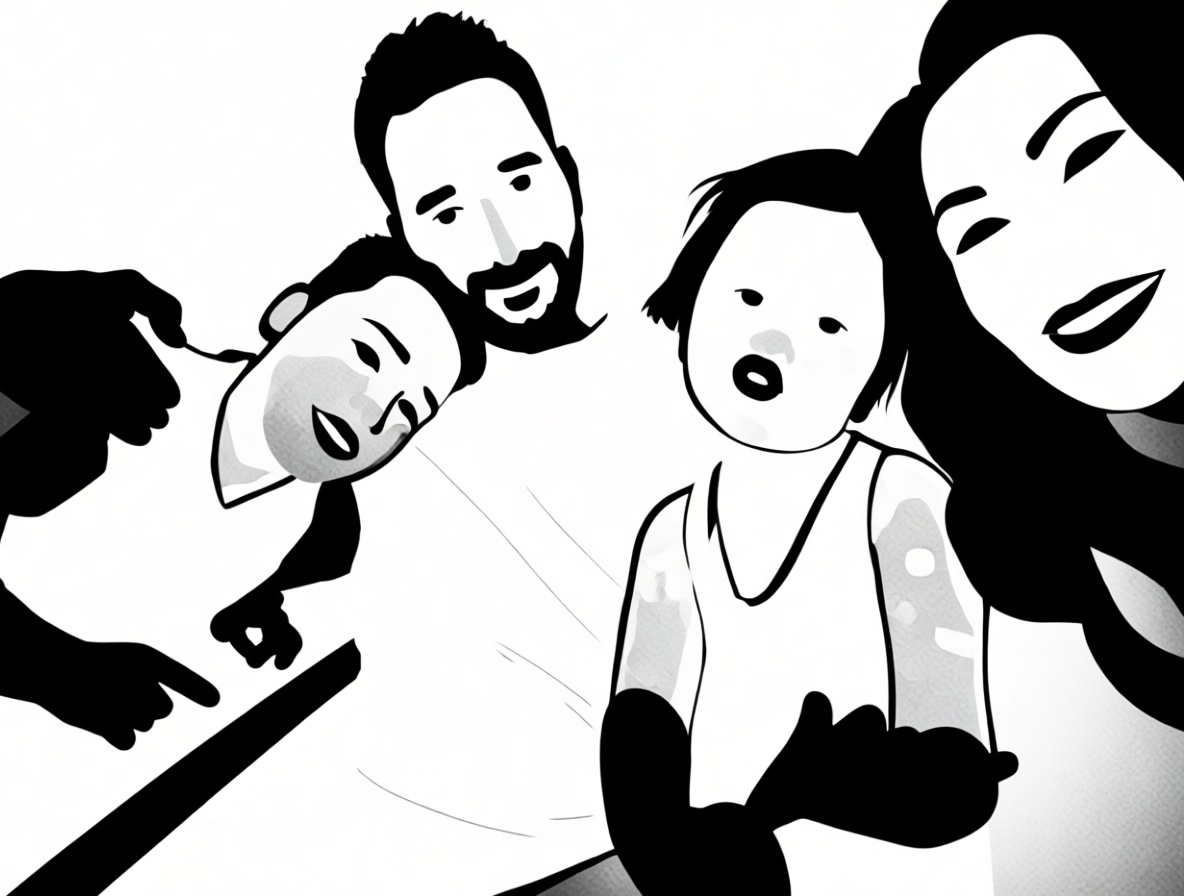 Family Silhouette Portrait free 3D printable STL
