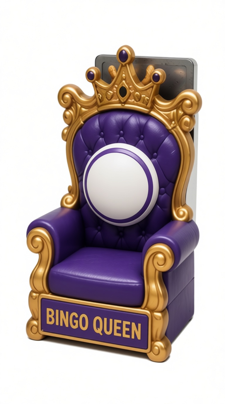 Bingo Queen Throne free 3D printable STL