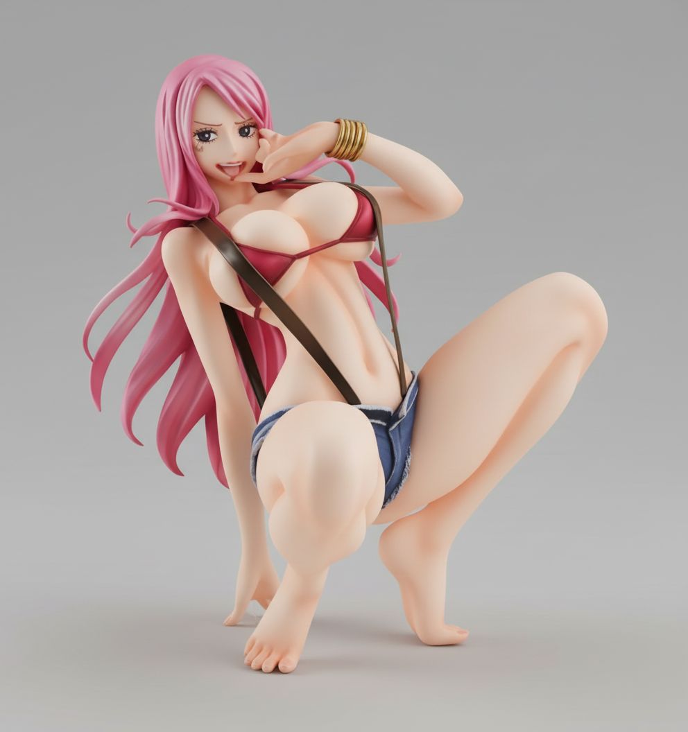Stylish Anime Figure free 3D printable STL